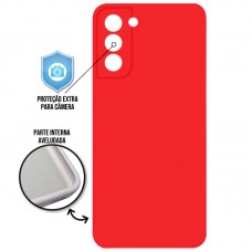 Capa Samsung Galaxy S21 - Cover Protector Vermelha
